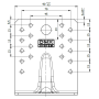 KP3 4023 KĄTOWNIK Z PRZETŁOCZENIEM 90x50x55x2,5 20SZT DOMAX - 5